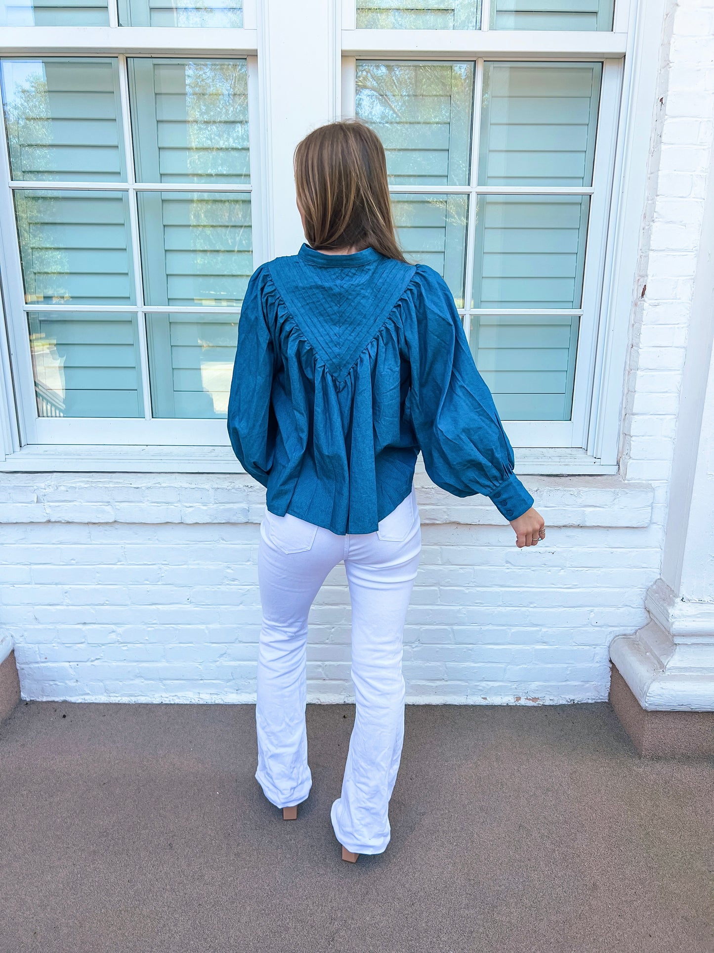 Daisy - Denim Blouse