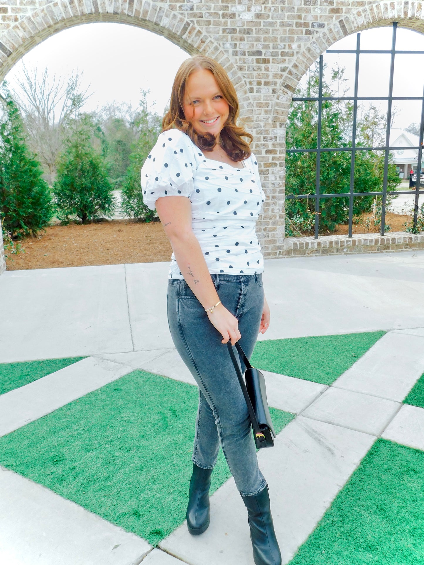 Penelope - Polka Dot Top