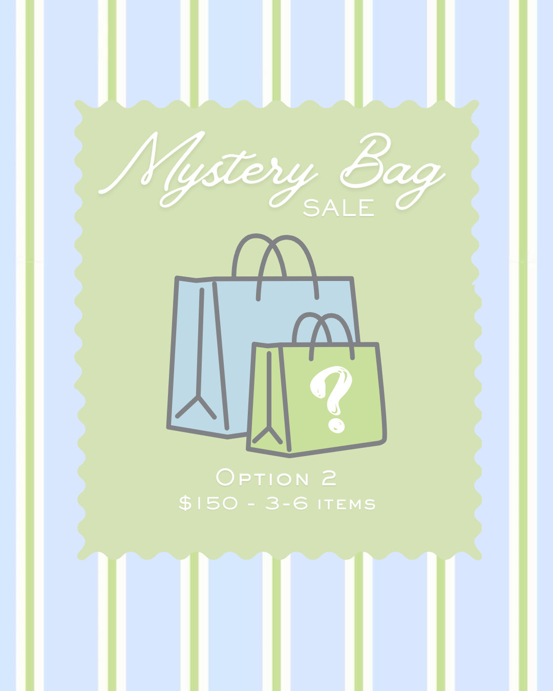 Mystery Bag - Option 3 $150