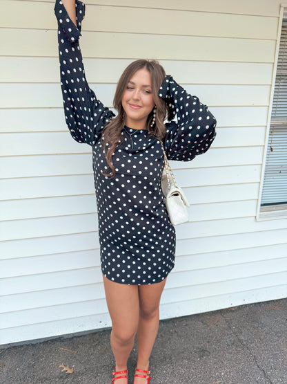 Priscilla  - Polka Dot Dress