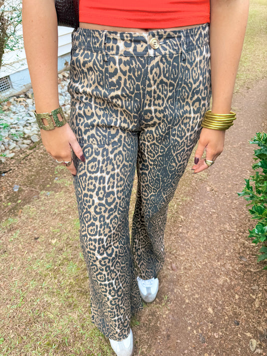 Lainey - Leopard Pants