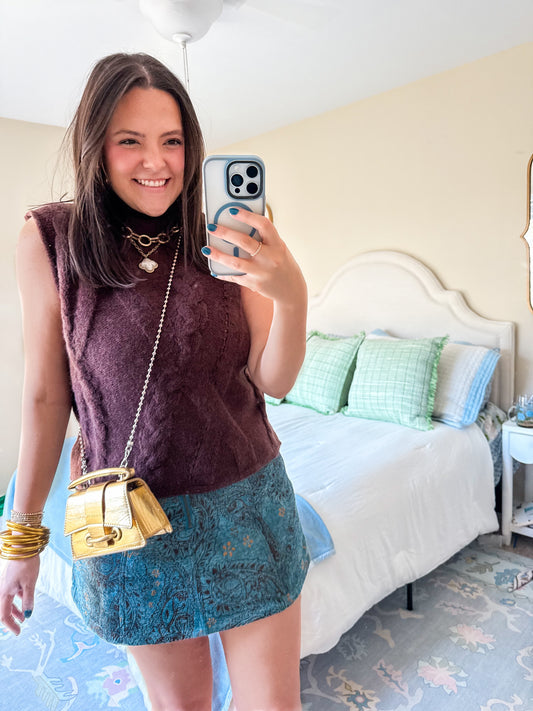 Brandy Sleeveless Sweater Top