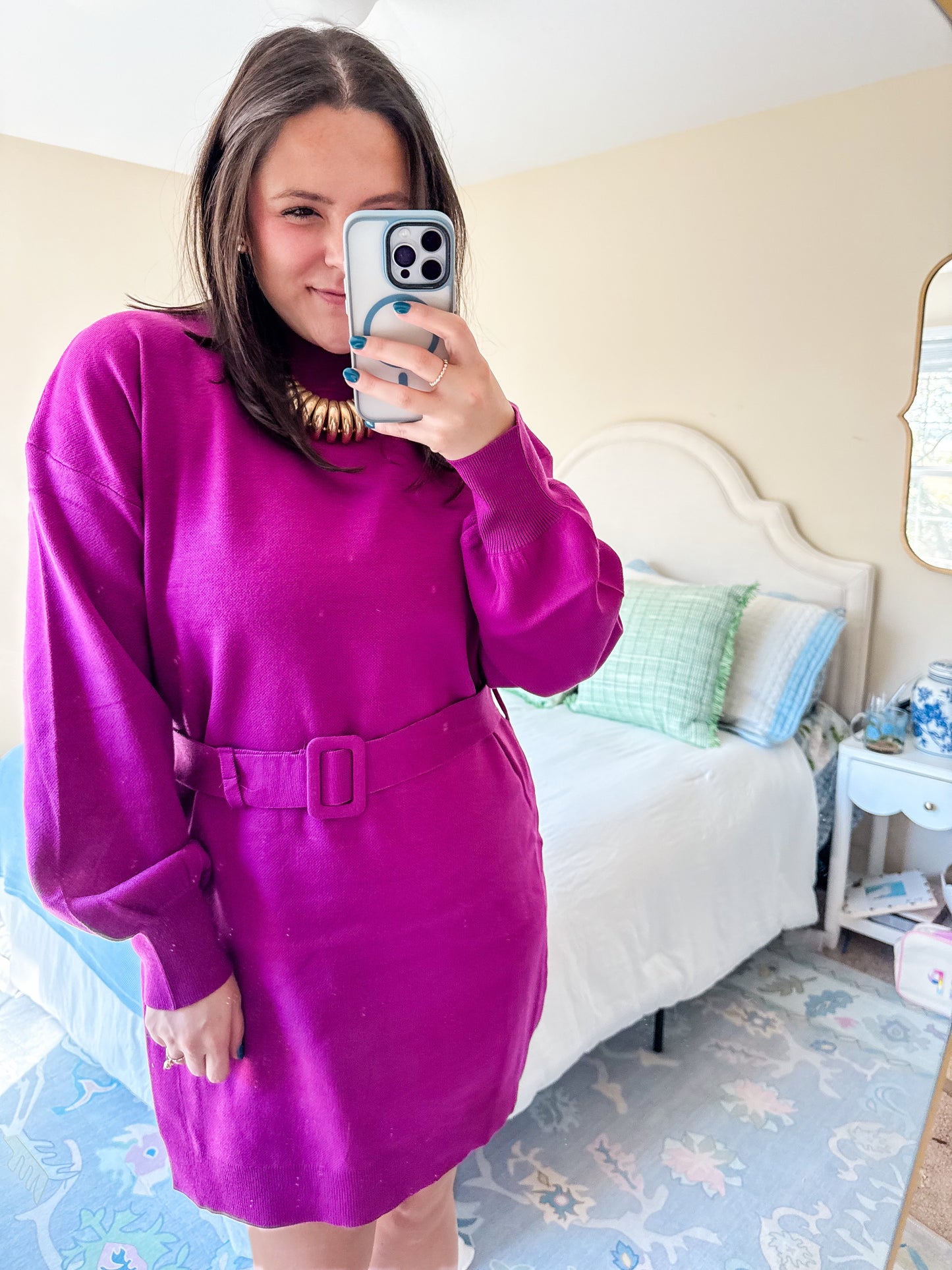 Violet Sweater Dress