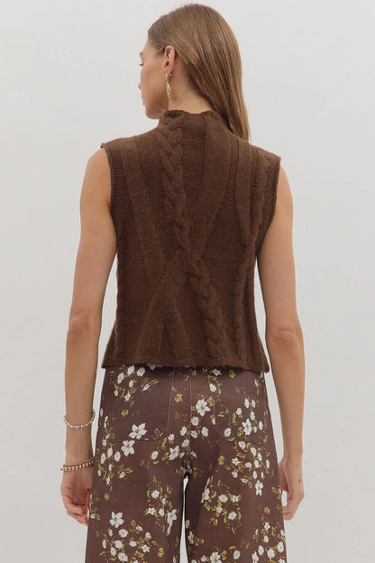 Brandy Sleeveless Sweater Top