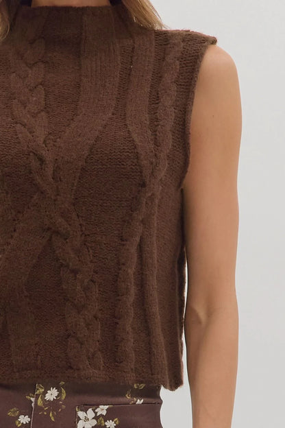 Brandy Sleeveless Sweater Top