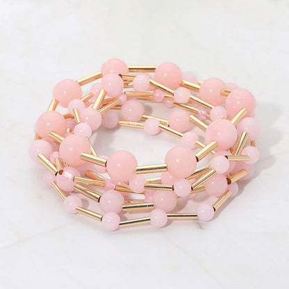 Pink Multi-Layer Bracelet